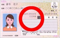 画像：マイナンバーカード