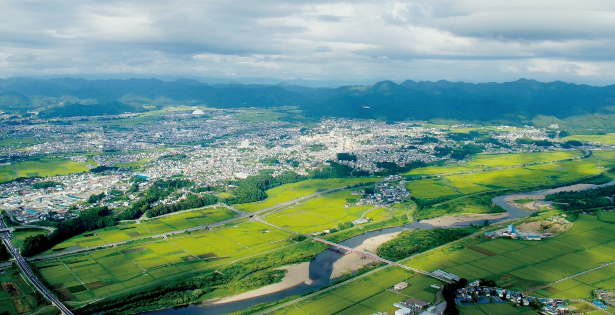 画像：大館市の風景