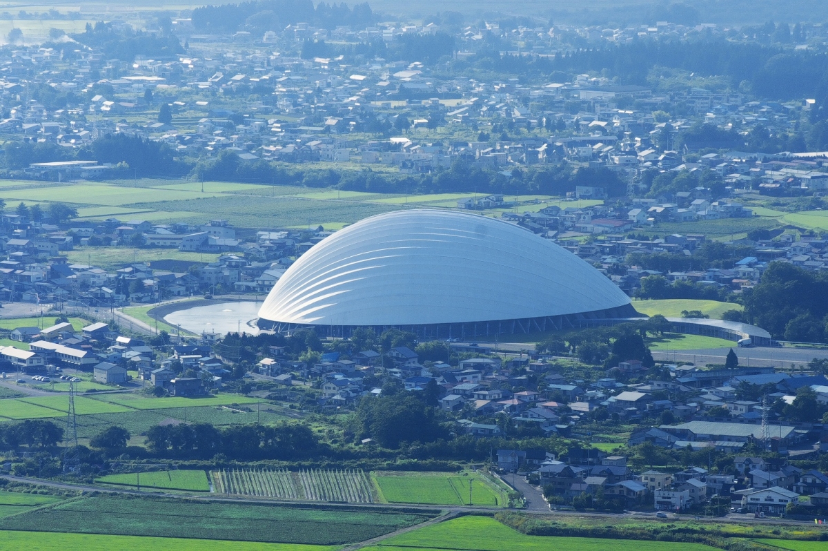 写真:ニプロハチ公ドーム(大館樹海ドーム)